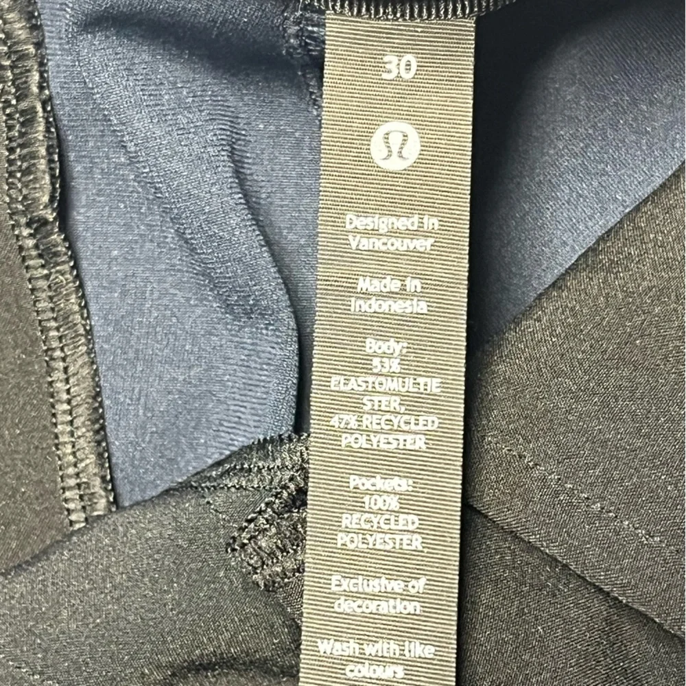 Lululemon Men’s 30 True Navy ABC Slim-Fit 5 Pocket Pant 30L Warpstreme Trousers